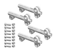 Bicycle Mudguard - 4 Pieces Universal Adjustable Connector, Bicycle Support | for Fixing Screws Extension Clamps Front Rear Wheel