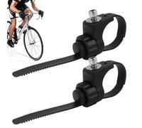 Bicycle Mudguard Holder - Side Mounting Adapter with Screw for Fork Bracket - Adjustable Installation Accessories for Rear Luggage Rack + 2 Front Rings