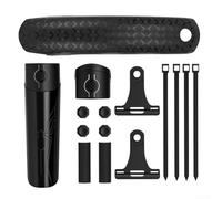 Bicycle Mudguard Set, Adjustable Quick Mount for FENDER for 26" 27.5" 29" Mountain Bikes, Wide Tyre Compatibility up to 70mm, ABS Front & Rear Protection(rear only)