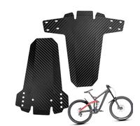 Bicycle Mudguard Set - Front and Rear Tire Splash Guards Portable Bike Mud Flap Protector | Road Wet Weather Commuting Fitness City Riding Travel Cyclists Hiking Par