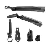 Bicycle Mudguard Set Mud Guard Set Widened and Reinforced Adjustable Flaps for Wheels and Rear Full Protection Against Water Splash and Mud
