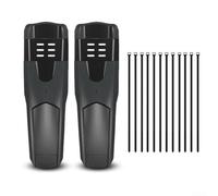 Bicycle Mudguards Front & Rear Wheel Fender, for MTB Road Cycling, | Quality PP Carbon for fibre Construction, 29x9cm Size, Quick Installation With Straps Included, Black Color, for All Weather