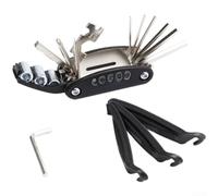 Bicycle Multi Tool Set with Tire Patch Kit(Package 1)