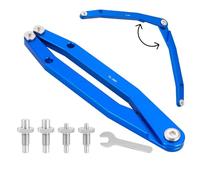 Bicycle Needle Hook Wrench - Double Head Spindle, Wrench Tool | Durable Aluminum Shock Wrenches for Easy Removal, Bicycle Repair, Mo Road Bike Maintenance