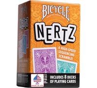 Bicycle Nertz Playing Card Game, Multiplayer Solitaire (Up to 8 Players)