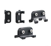 Bicycle Number Plate Holder Bracket for Seatpost Use with Secure Fixing via Double Screws and Binding Rope, Designed for Road, Mountain, and Folding Bicycles (B)