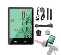 Bicycle Odometer | Digital Speed Backlight | Digital Bicycle Computer with 7.1 Centimeter LCD Backlit Display - for Beginners and Night Out