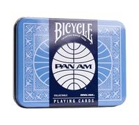 Bicycle Pan Am Airlines Playing Cards 2 Decks in Tin Travel Box - Classic Pan Am Design
