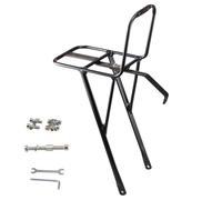 Bicycle Pannier Rack Front - Cargo Bike Pannier Rack Holder for Bag Travel Mountain Biking Cruiser Transport Basket Fork