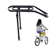 Bicycle Pannier Rack - Metal Construction, Bicycle Carrier, Pannier Rack, Sturdy, Rear Bicycle Carrier, Bicycle Seat, Lightweight Pannier Bag Accessories for - And Outdoor Travel
