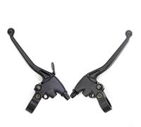 Bicycle Parking Brake Lever All-Aluminum Alloy Extended Handle with Slope Design for Tricycle, Fits 22.2mm Pipe Diameter, Black Pair 18cm x 9cm