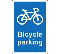 Bicycle parking sign - 1.2mm Rigid plastic 300mm x 200mm