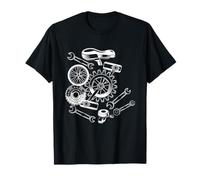 Bicycle Parts Cycling Biking Biker Cyclist MTB BMX Cycle T-Shirt