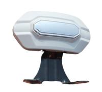 Bicycle Passenger Backrest - Detachable Electric Scooter Back Padding Lightweight Comfortable Cushion Motorcycle Headrest ABS Black Blue White | Road Glide Accessory p
