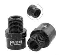 Bicycle Pedal Extender Axle Crank Foot Extender Designed To Extend Pedal Spacing And Improve Cycling Leverage On Various Bike Types(Black)