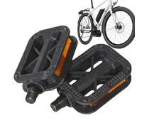 Bicycle Pedals - Non-Slip Aluminium Mountain Bike Pedals, Bicycle Flat Pedåls | Mountain Bike Pedåls With Highly Visible Reflectors For Road, City, Junior, Kids' Bikes