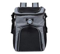 Bicycle Pet Bag | Multi - Functional As Backpack & Bike Carrier | Breathable Mesh for Small Pets(Gray)