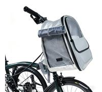 Bicycle Pet Carrier Backpack, Multifunctional Cat Dog Travel Bag with Bike Rack & Large Opening