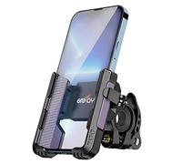 Bicycle Phone Holder 1S Quick Installation Drop-proof Motorcycle Phone Holder, 360° Rotating Phone Mount for 4.7‘’-7"' Mobile Phone, Suitable for Mountain Bike, Scooter, Electric Bike (Purple1)