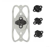 Bicycle Phone Holder, 360 Degree Rotation Bike Mount With Shock | Absorption Silicone Backing, Tool Less Installation For 4-7 Inch Smartphones And for garmin Cycling Computers, Bla