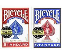 Bicycle Poker Size Standard Index Playing Cards, 12 Deck Player's Pack