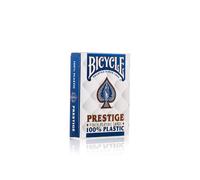 Bicycle Playing Cards F44100 Prestige – 100% Plastic Poker, 62.5 x 88 mm – Assorted colors