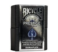 Bicycle Prestige Waterproof Playing Cards, Blue 100% Plastic Deck, Durable Casino Quality Poker Cards for Poker, Blackjack, Pool, Beach, Camping, Casino & Party Games