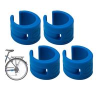 Bicycle Protection Strip - Rubber Stay Protector, 4 Pieces Frame Shield Wrap | Vibration Chain Zone Cover, Flexible Adhesive Defense Patch For T Cycles