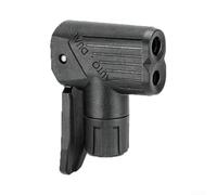 Bicycle Pump Adapter 300PSI PA66 Reinforced Fiber | Fits 8mm and 10mm hoses, includes adapter nuts, for versatile application, wide-range compatibility