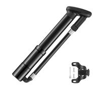 Bicycle Pump - Bicycle Pump with Pressure Gauge | Portable Aluminium Bicycle Tire Pump Tyre Tyre Pump Compatible with One and Schraders