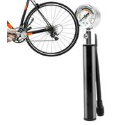 Bicycle Pump - Bicycle Pump with Pressure Gauge | Tyre Pressure Gauge Bicycle Tyre Pump Aluminium Alloy Bike Pump | High Pressure Inflation Pump | P