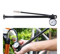 Bicycle Pump for Front Fork, Rear Bumper and Tire Lightweight Aluminum Alloy Design for Efficient Inflation