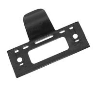 Bicycle Pump Holder Clip, Plastic Frame Mount for Mini Bike Pumps | Black Portable Bracket with Screws, Secures Equipment against Rattling during Emergency Flat Repairs