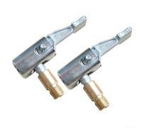 Bicycle Pump Nozzle Adapter For And For Presta Valves, Copper Alloy Quick Inflate Chuck With Thumb Lock, 150psi Max Pressure Air Pump Head For Cycling Tires And Balls(type A)