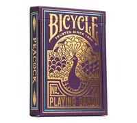 Bicycle Purple Peacock Playing Cards - 1 Deck, Air Cushion Finish, Professional, Superb Handling & Durability, Great Gift For Card Collectors