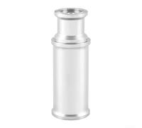 Bicycle Quick Release Rear Derailleur Protector And Light Mount Bracket For M5 Skewer, Aluminum Alloy Hub Guard For Night Riding Safety, Black(Silver)