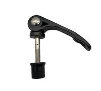 Bicycle Quick Release Screw, Bike Quick Release Seat Post Clamp, Alloy, Black/Silver, M6x55mm and M8x60mm(M6x55mm Black)