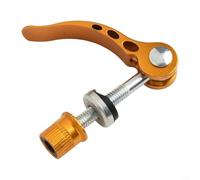 Bicycle Quick Release Seatpost Bolt M6x45mm Aluminum Skewer Clip for Secure and Repeatable Height Adjustment (m6x50mm gold)