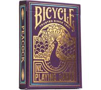 Bicycle Purple Peacock Playing Cards - 1 Deck, Air Cushion Finish, Professional, Superb Handling & Durability, Great Gift For Card Collectors