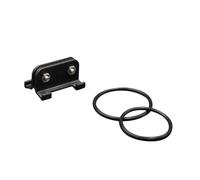 Bicycle Race Number Plate Mount Holder for Triathlon & Road Cycling, ABS Bracket Clamp for Round or Flat Seatposts, Card Bracket with Straps for MTB Racing Events(A)