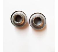 Bicycle Rear Axle Gear Set, M8 Iron Threaded Cone Nuts with Dust Protection, 2-Pack Hub Components for Bike Maintenance