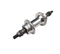 Bicycle Rear Hub 36 Hole, Double Thread, 135mm Width, Aluminum Alloy Bike Hub Bicycle Wheel Part (Silver)