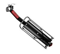 Bicycle Rear Rack - 40cm Seatpost Luggage Carrier, Red Tail Light Bicycle Rack, Trunk Bag Holder | Bike Cargo Accessory Cycling Storage Transport Gear Outdoor Adventure Commuting Travel