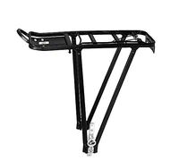 Bicycle Rear Rack, Aluminum Alloy Bicycle Cargo Rear Backseat Luggage Holder Carrier for Pannier Bags, Luggage Metal Folding Clip Paper Clamp Spring Clip Clamp Binder