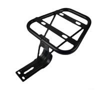 Bicycle Rear Rack Electric Bike Cargo Carrier Heavy Duty Steel Frame Mount Luggage Holder Storage Shelf Support Stand For Mountain Road Commuter E-Bikes Black 24.5x18.5x16.5CM
