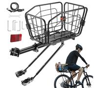 Bicycle Rear Rack - High Performance Back, Attached Pannier Rack, 20L Aluminium Alloy Quick Release Rear Rack, Load Holder with Large Capacity, Luggage Rack Accessories for the Me