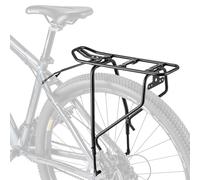 Bicycle Rear Rack - Pannier Rack Compatible with MIK System, Bicycle Pannier Rack for Disc Brakes/Non-Disc Brakes - Height Adjustable for 26"-29" Frame