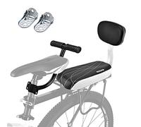 Bicycle Rear Seat Cushion, Bike Back Seat Armrest Footrest Sets Bike Back Seat Child Safety Cushion Armrest Handrail Rear Feet Pedals with Back Rest Armrest Footrest for Children Kids