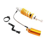 Bicycle Rear Shock Absorber Universal 285mm Motorcycle Rear Shock Absorber Double Damping Adjustable For Dirt Pit Bike Motocross Modification