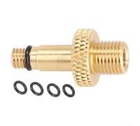 Bicycle Rear Shock Air Pump Valve Adapter for Rockshox and For Monarch, designed for air pressure adjustment with spare O rings and aluminum alloy build